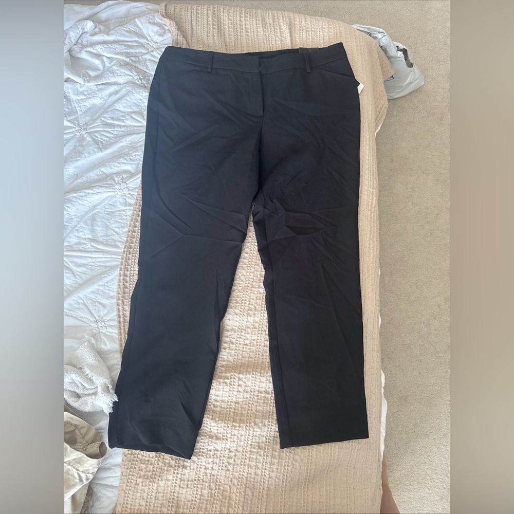Zac & Rachel Women’s Black Slim Ankle Pants Size 12 New with Tags Office Wear
